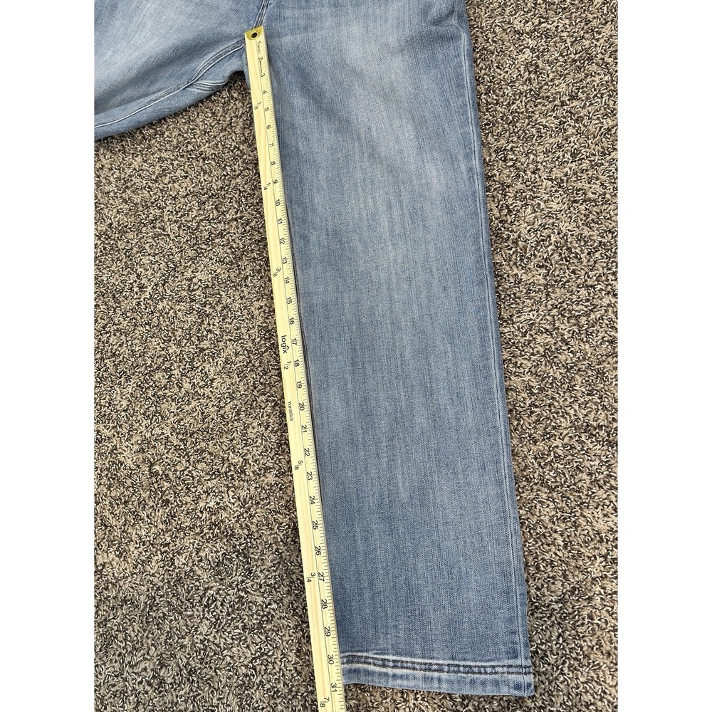 Duluth Ballroom Double Flex Jeans Slim Fit Light Wash Men 38x32 Utility Denim - Picture 11 of 11